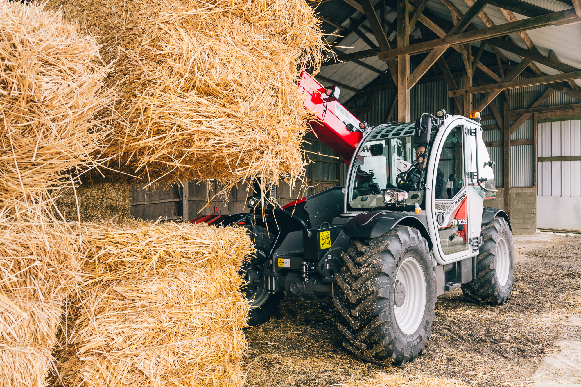 Balers and telehandlers join the MF Always Running fleet