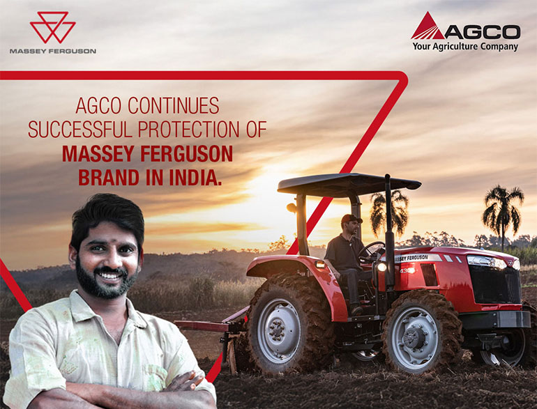 AGCO Continues Successful Protection Of Massey Ferguson Brand In India