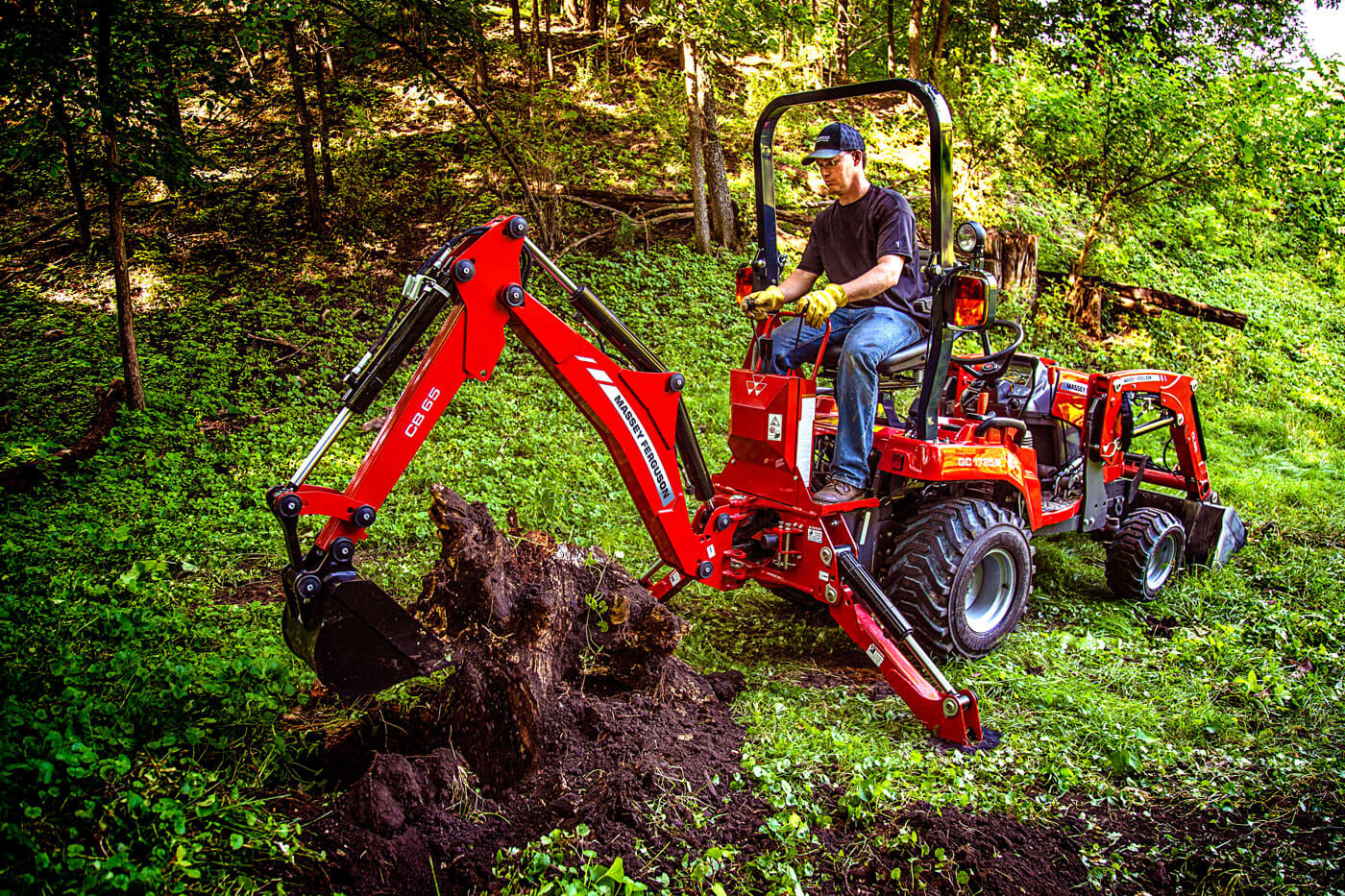 & Compact Backhoes Massey Ferguson